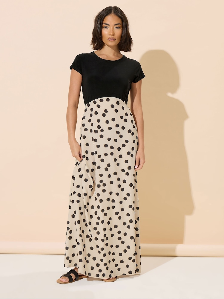 PixieGirl Petite Spot Mix Maxi Dress - Bild 1 von 5