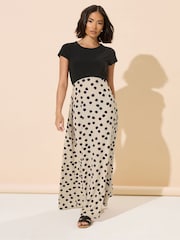 PixieGirl Petite Spot Mix Maxi Dress - Bild 2 von 5