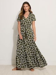 Long Tall Sally Green Tie Waist Maxi Dress - Image 2 of 5