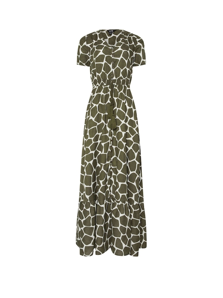 Long Tall Sally Green Tie Waist Maxi Dress - Image 5 of 5
