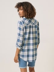 M&Co Blue Check Shirt - Image 2 of 4