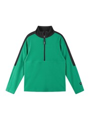Reima Green Fleece Colourblock Quarter Zip Sweater Laduille - Image 1 of 6