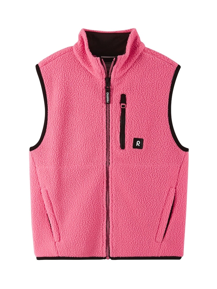 Reima Pink Fleece Gilet Turkis - Image 1 of 4 Reima Pink Fleece Gilet Turkis - Image 1 of 4