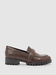 Reiss Burgundy Athena Shoes - Image 1 of 4