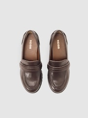 Reiss Burgundy Athena Shoes - Image 2 of 4