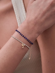 Estella Bartlett Gold Tone Wellness Lapis Lazuli Amelia Bracelet - Image 2 of 3