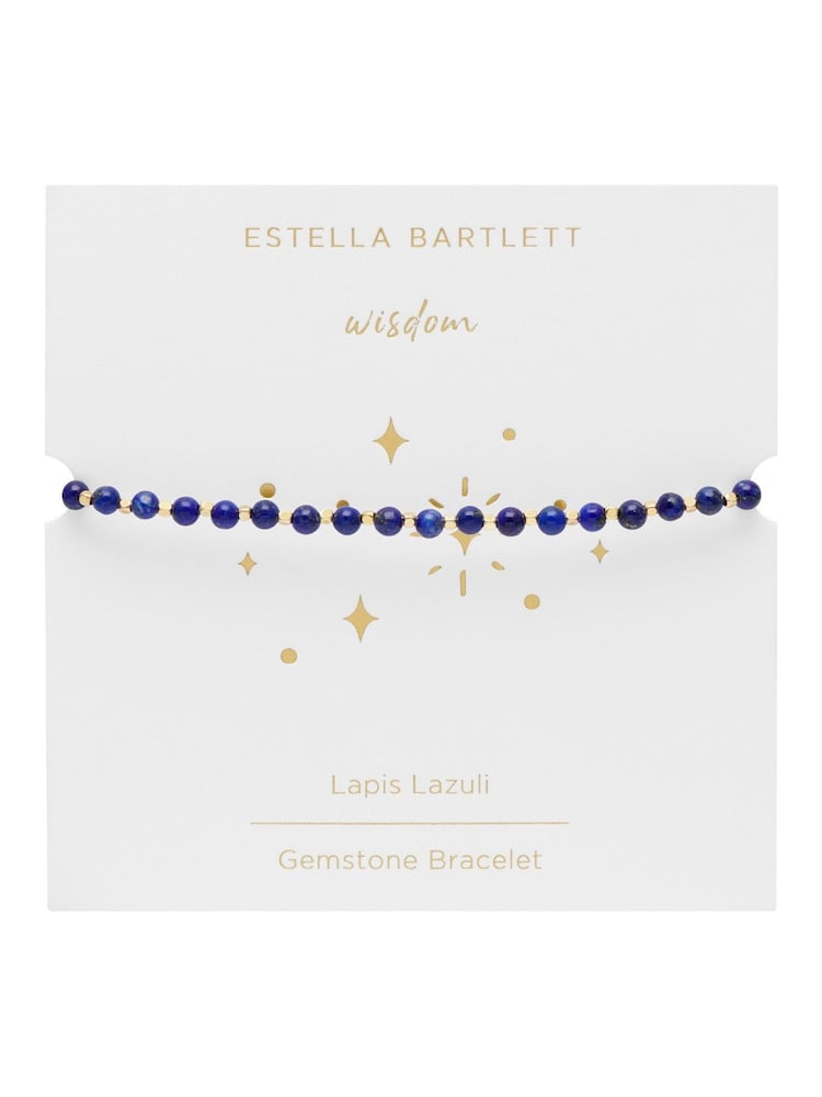 Estella Bartlett Gold Tone Wellness Lapis Lazuli Amelia Bracelet - Image 3 of 3
