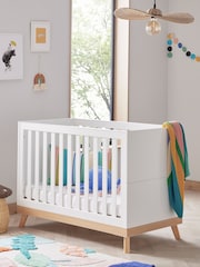 Babymore 3 Piece White Mona Mini Nursery Furniture Set - Image 3 of 6