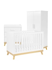 Babymore 3 Piece White Mona Mini Nursery Furniture Set - Image 6 of 6