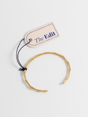 Estella Bartlett Gold Tone Molten Cuff Bracelet - Image 3 of 4