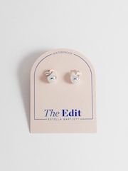 Estella Bartlett Silver Tone Silver Mini Teardrop Earrings - Image 3 of 4