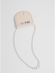 Estella Bartlett Silver Tone Graduated Round Link Chain Necklace - Image 4 of 5