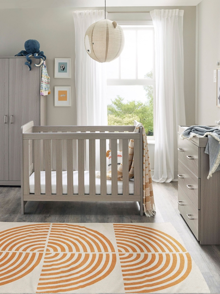 Babymore 3 Piece Grey Wash Caro Mini Furniture Set - Image 2 of 6