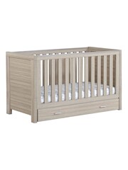 Babymore Oak Luno Cot Bed With Drawer - Image 4 of 4