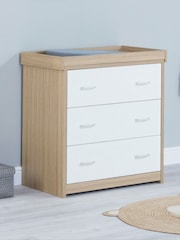 Babymore Oak White Luno Veni Chest Changer - Image 2 of 3