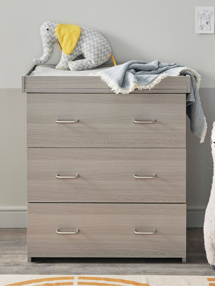 Babymore Grey Wash Caro Changer Chest - Image 1 of 3