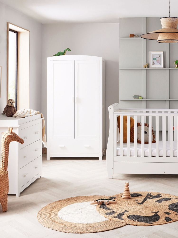Babymore White Stella 3 Piece Furniture Set - Image 2 of 6