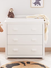Babymore White Stella 3 Piece Furniture Set - Image 4 of 6