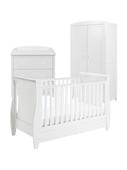 Babymore White Stella 3 Piece Furniture Set - Image 6 of 6