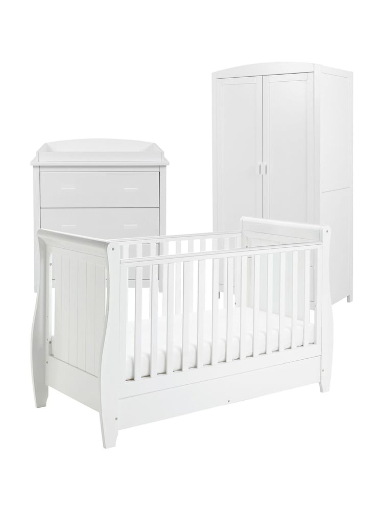 Babymore White Stella 3 Piece Furniture Set - Image 6 of 6