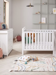 Babymore White Velvet Deluxe 2 Piece Furniture Set - Image 2 of 5