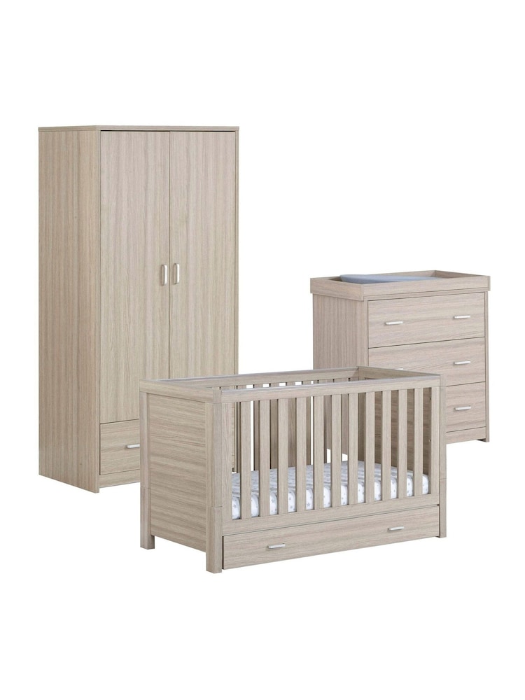 Babymore Brown Luno 3 Piece Furniture Set with Drawer - Image 6 of 6