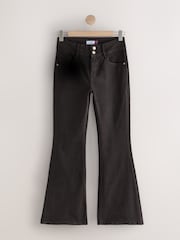 Chocolate Brown High Rise Stretch Flare Jeans - Image 1 of 4