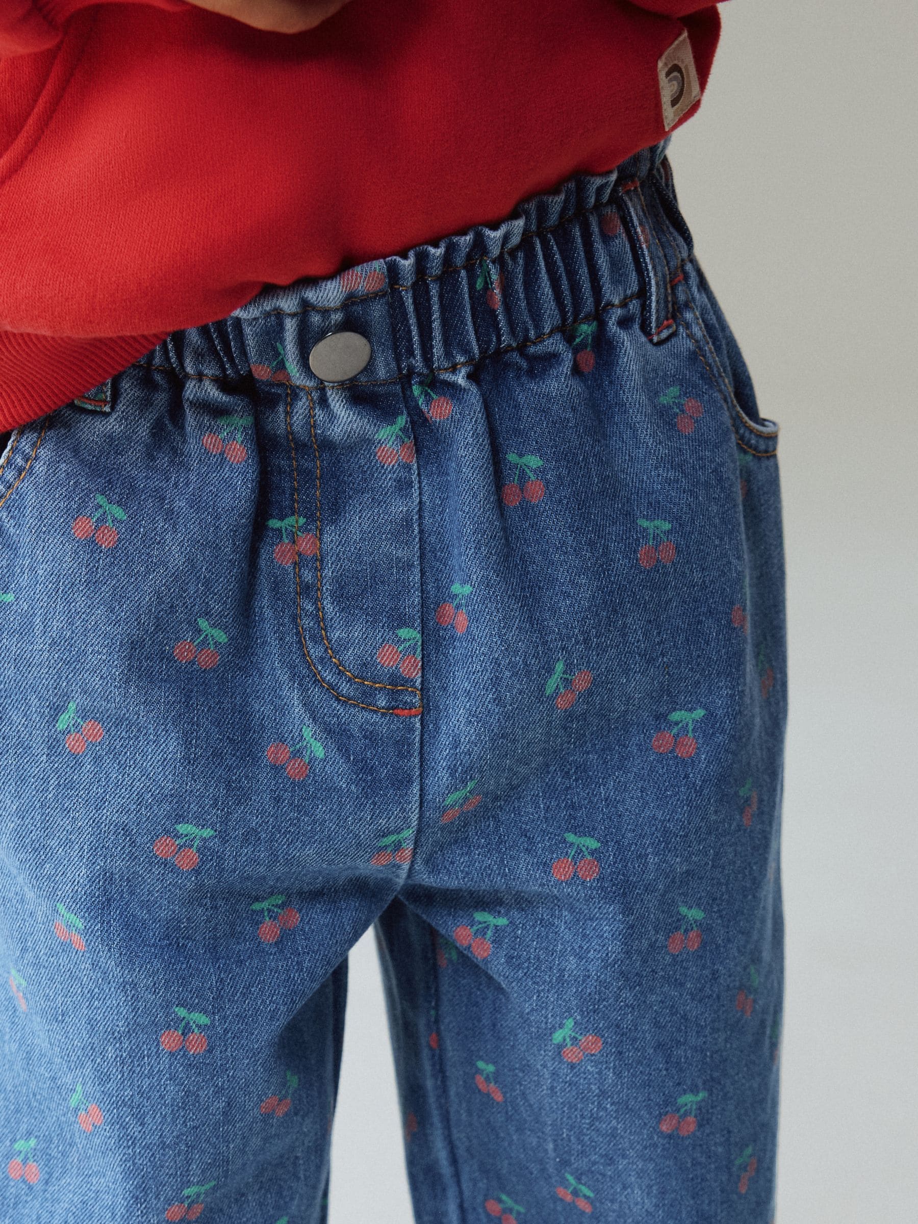 Buy Cherry Print Wide Leg Jeans (3mths-7yrs) from Next USA
