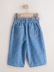 Cherry Print Wide Leg Jeans (3mths-7yrs) - Image 6 of 8