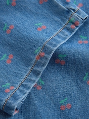 Cherry Print Wide Leg Jeans (3mths-7yrs) - Image 7 of 8