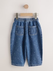 Blue Spot Pullon Barrel Jeans (3mths-7yrs) - Image 6 of 8