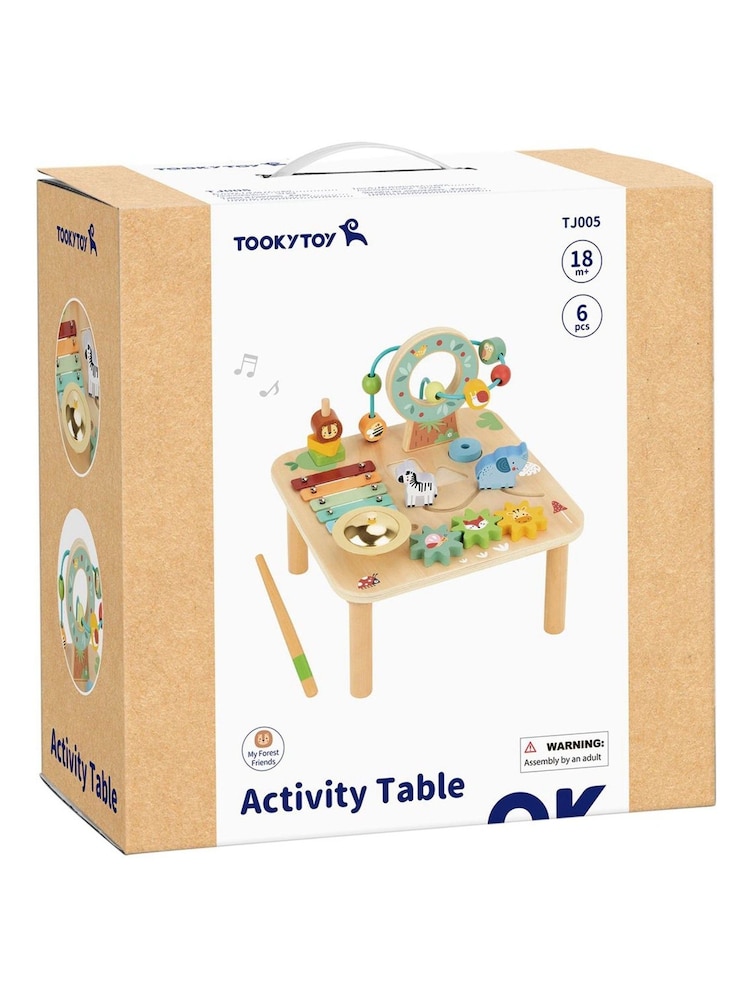 Tooky Toy Wooden Forest Activity Table - Image 1 of 4