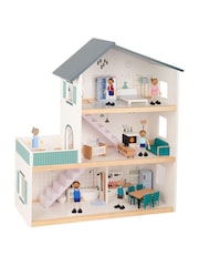Tooky Toy Wooden Doll House - Image 1 of 2