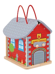 Tooky Toy Wooden Foldable Fire Station - Image 3 of 3