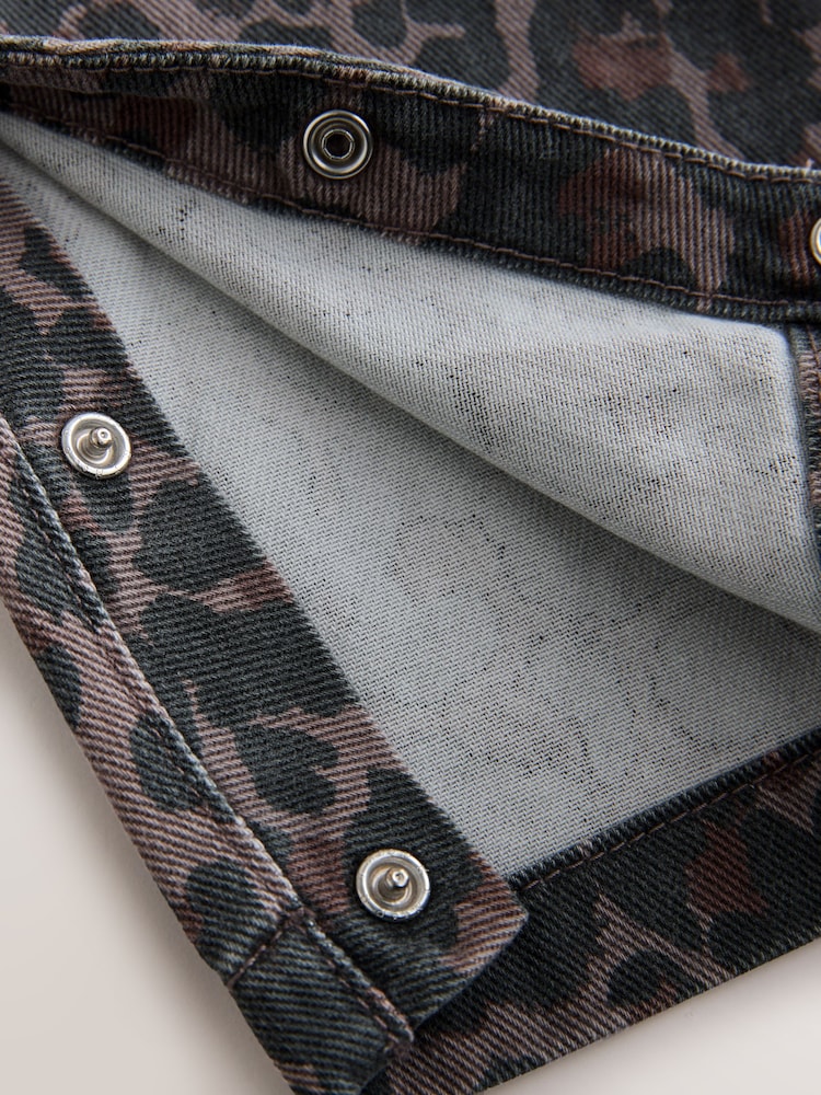 Animal Print Denim Dungarees (3mths-7yrs) - Image 7 of 7