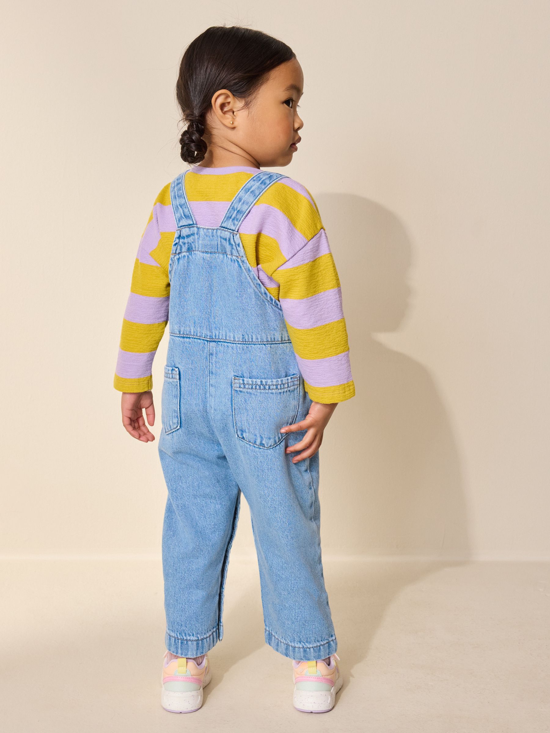 Buy Mid Blue Denim Dungarees (3mths-7yrs) from Next USA