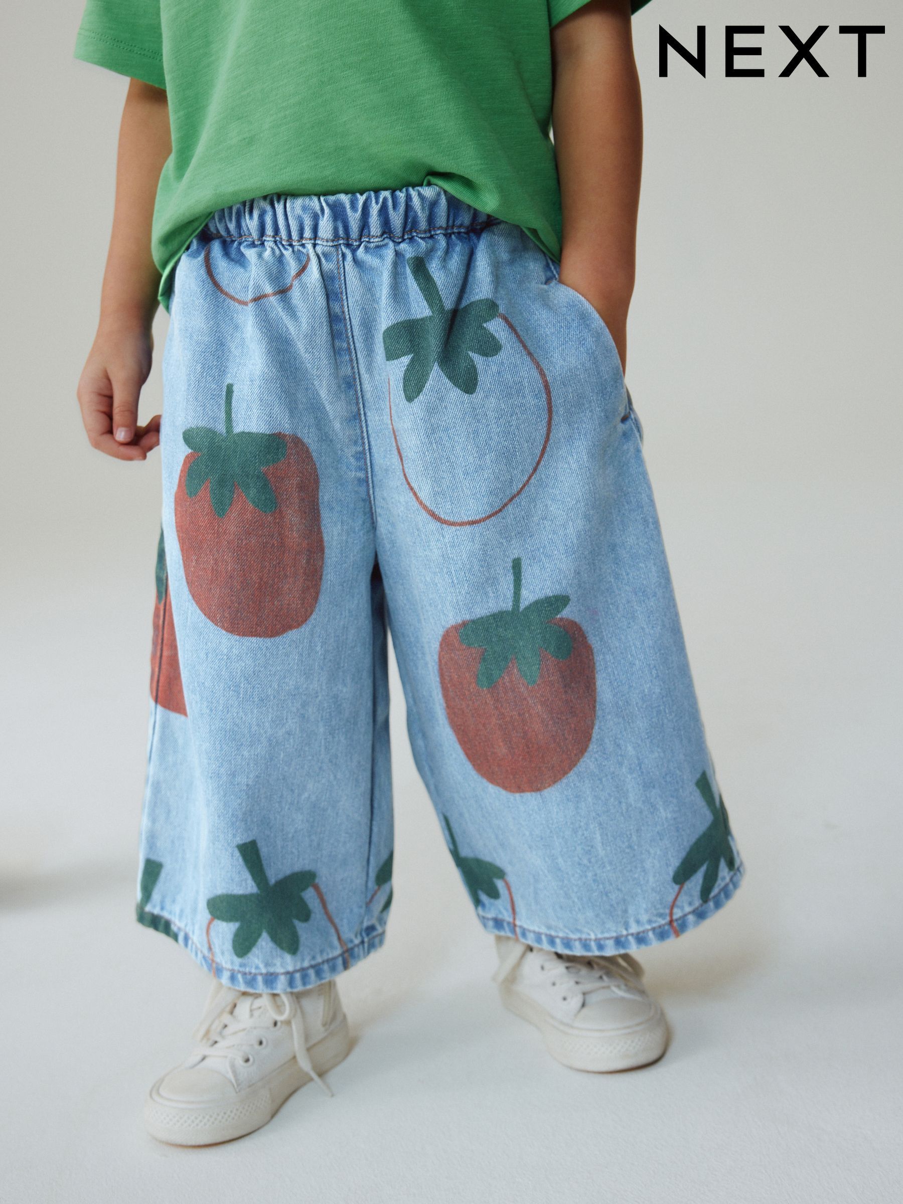 Buy Mid Blue Tomato Printed Jeans (3mths-7yrs) from Next USA