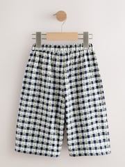 Svart/Hvit Blomstrete  - Gingham Trousers (3mths-7yrs) - Bilde 2 av 4