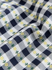 Black/White Floral Gingham Trousers (3mths-7yrs) - Image 7 of 7