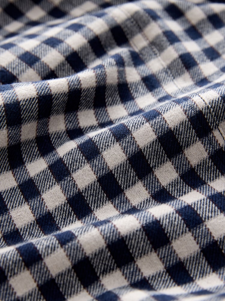 Navy Vichy-Karo Barrel-Hosenbein - Bequeme Pyjamahose - Bild 3 von 3 Navy Vichy-Karo Barrel-Hosenbein - Bequeme Pyjamahose - Bild 3 von 3