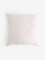 Shabby Chic by Rachel Ashwell® Pink Textured Floral Matelasse Cushion - Image 3 of 5