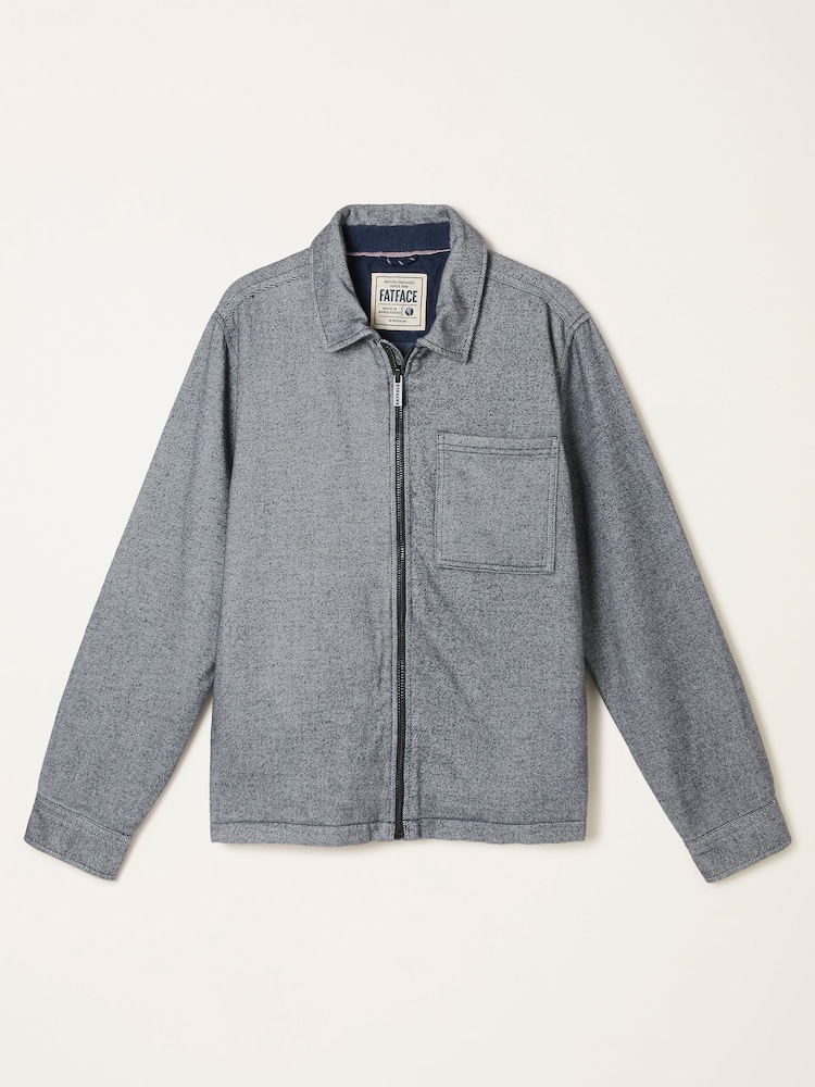 FatFace Zip Through Overshirt - Imagen 6 de 6