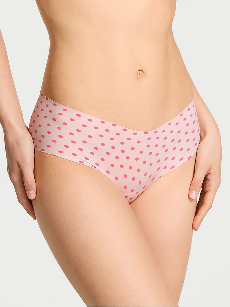 Victoria's Secret Purest Pink Dot Cheeky Knickers - Image 1 of 3