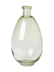 BHS Green Tall Recycled Round Glass Vase - Image 5 of 5
