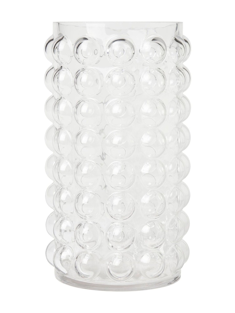 BHS Clear Medium Bobble Glass Vase - Image 5 of 5