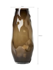 BHS Grey Large Glass Vase - Image 4 of 5