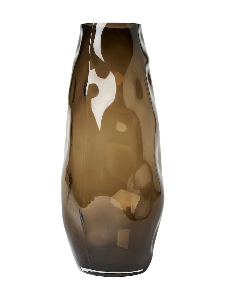 BHS Grey Large Glass Vase - Image 5 of 5