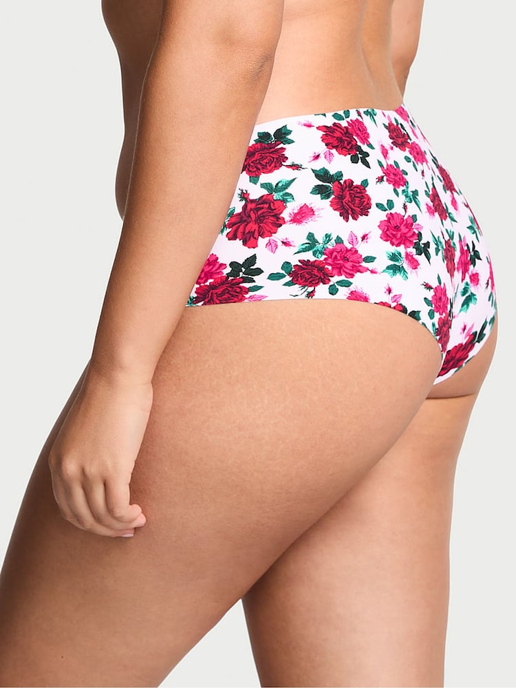 Victoria's Secret Winter White Floral Cheeky Knickers - Image 2 of 2 Victoria's Secret Winter White Floral Cheeky Knickers - Image 2 of 2