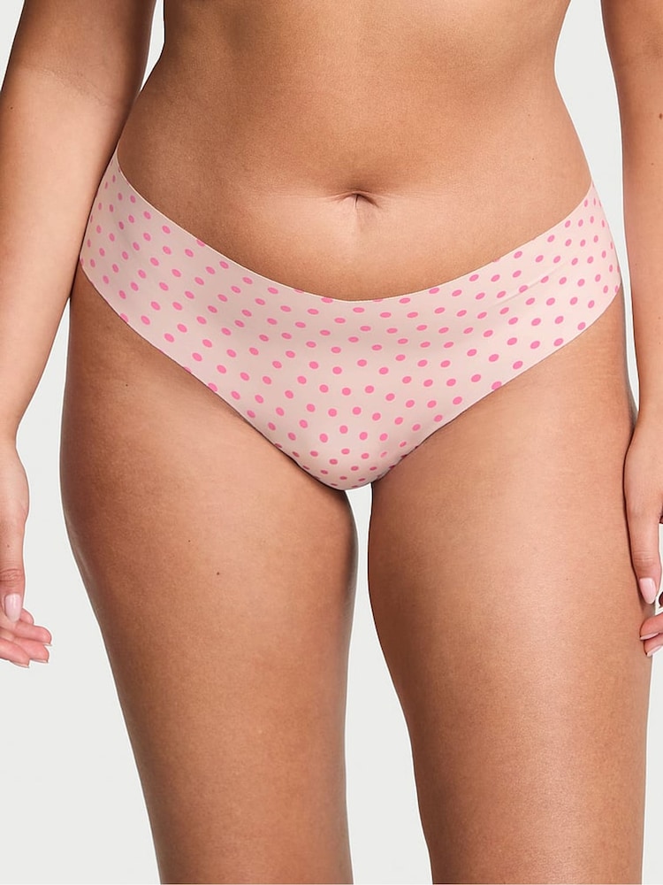 Victoria's Secret Purest Pink Dot Thong Knickers - Image 1 of 3 Victoria's Secret Purest Pink Dot Thong Knickers - Image 1 of 3