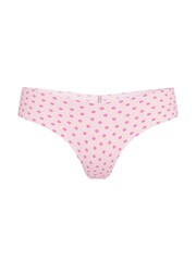 Victoria's Secret Purest Pink Dot Thong Knickers - Image 3 of 3